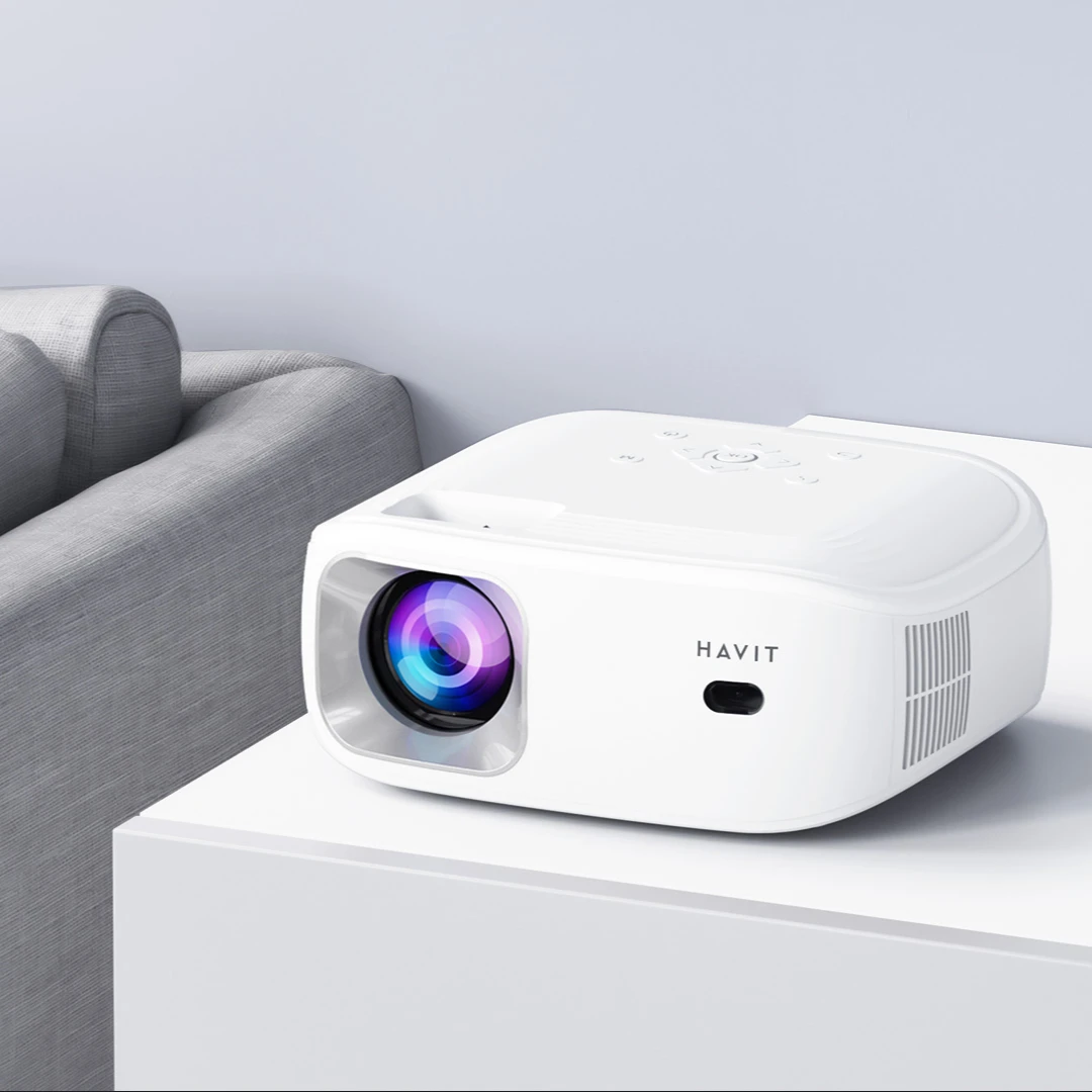 Проектор Havit PJ212 цифровой для домашнего кинотеатра 1080p