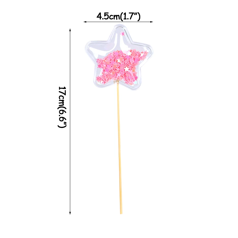 3 шт. блестки для торта русалка