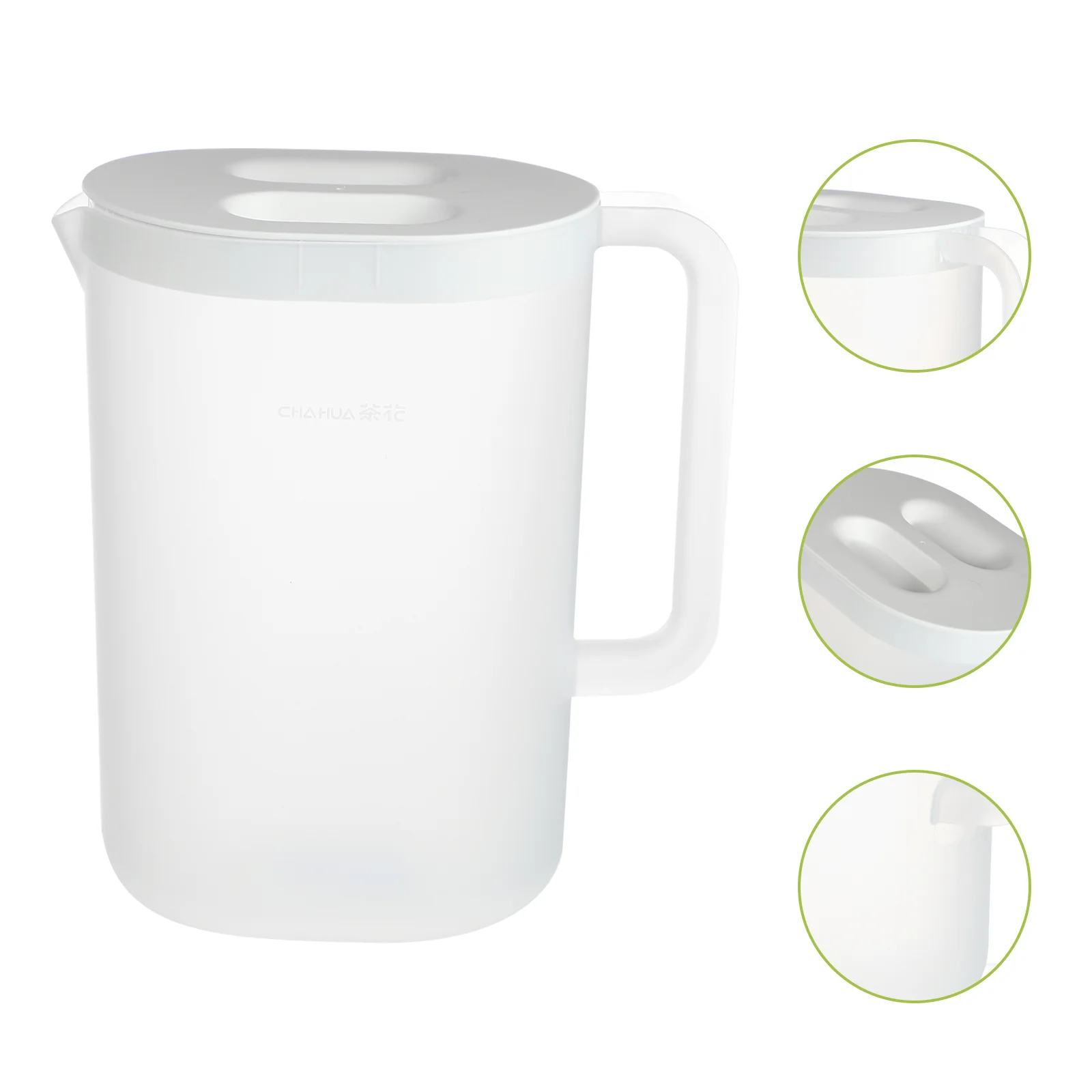 

Cold Water Bottle Milk Juice Pot Kettle Scale Tea Glass Beverage Plastic Pitcher Large Capacity