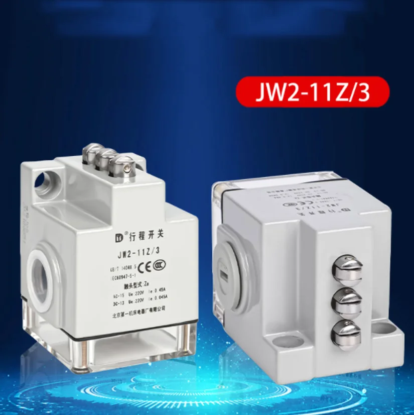 1pc EDM Parts 3 Parallel Roller Plunger Limit Switch 3 NO 3NC JW2-11Z/3 for CNC Wire Cutting EDM Machine