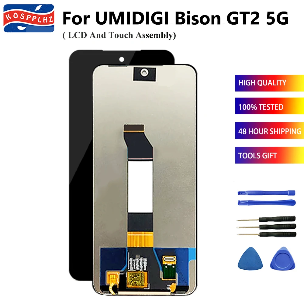 

Original For UMIDIGI BISON GT2 Pro LCD Display + Touch Screen Replacement 100% Tested 6.5" For Bison GT2 5G LCD Display + Glue