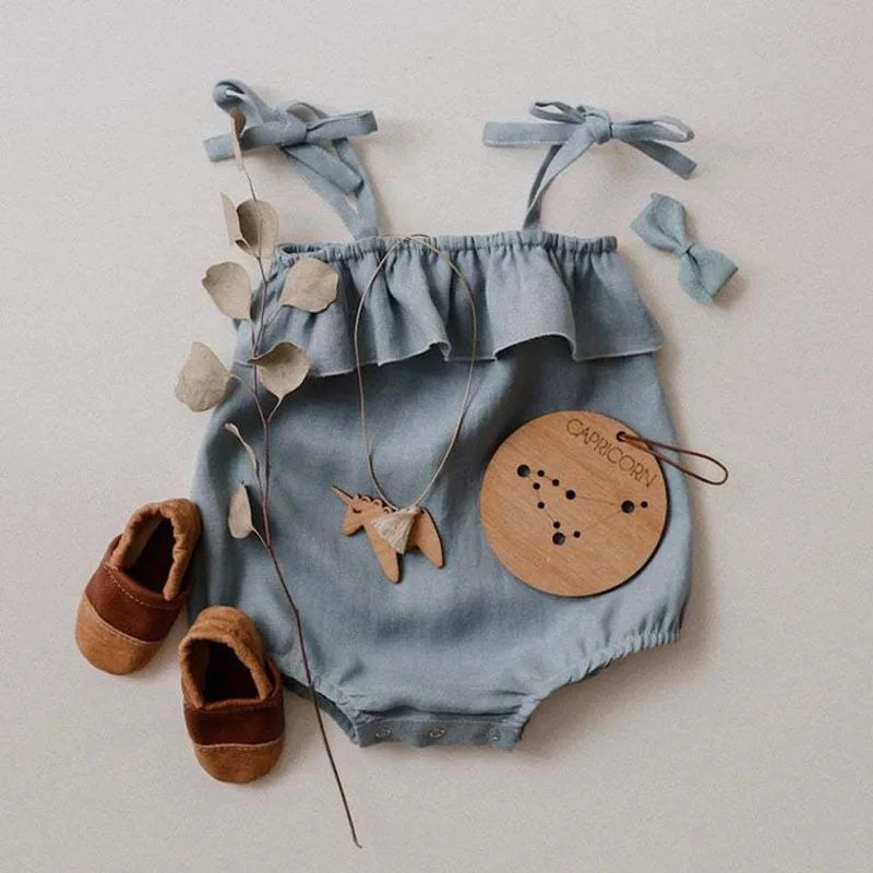 

New Baby Girl Rompers 2022 Summer Princess Newborn Baby Clothes for 0-2Y Girls Sleeveless Jumpsuit Kids Clothes Baby Outfits