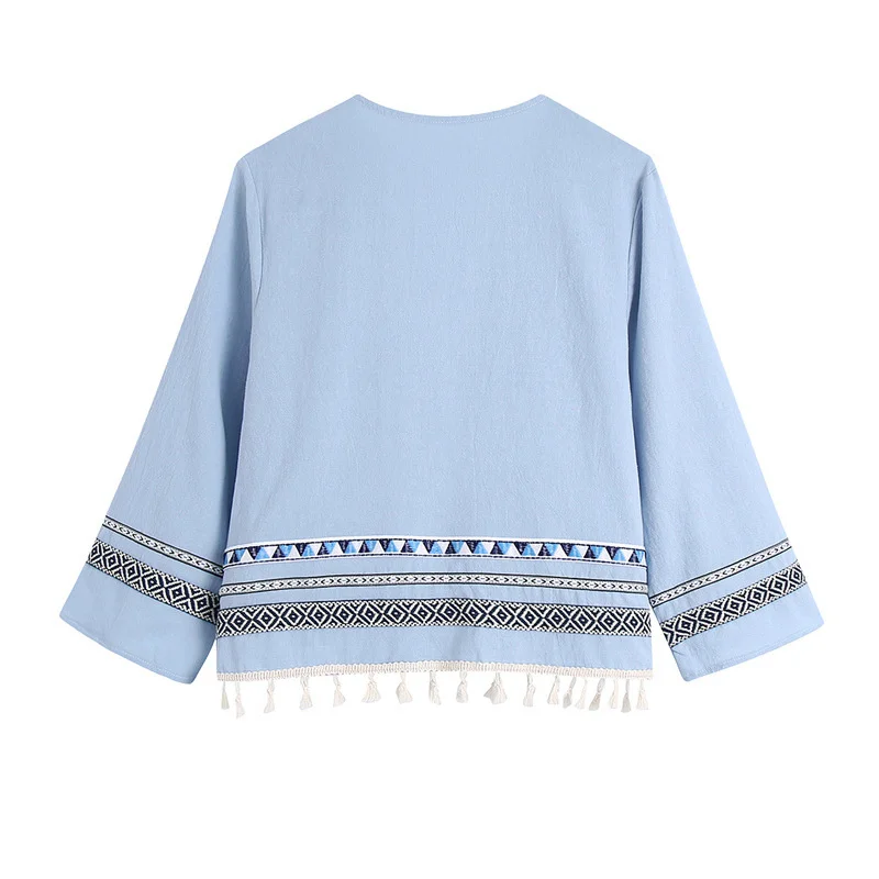 Женское винтажное пальто с длинным рукавом TEELYNN Свободное в стиле бохо