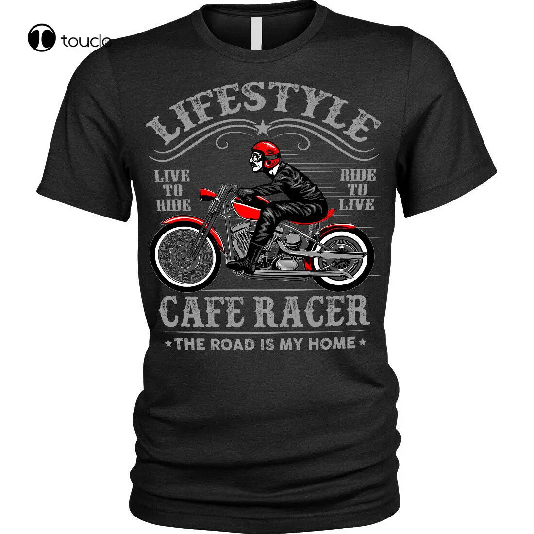 

Lifestyle Байкерская футболка Cafe Racer мотоциклетная Унисекс Мужская индивидуальная Aldult Подростковая унисекс цифровая печать модная забавная но...