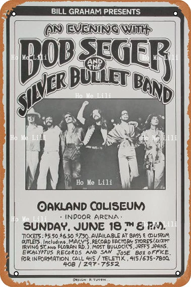 Боб Сегер и серебряная цилиндрическая фотография винтажный Ретро металлический