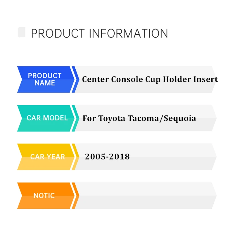 Вставка для подстаканника Toyota Tacoma подходит 2005 2006 2007 2008 2009 2010 2011 2012 2013 2014 2015