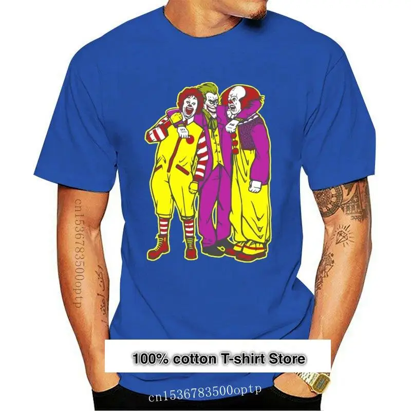

Camiseta con estampado del JOKER, Camiseta con estampado del payaso PENNYWISE, de varios colores