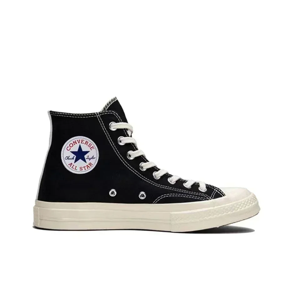 Converse 1970-х годов Chuck Taylor All Star Hi X CDG Мужская и женская обувь для скейтбординга