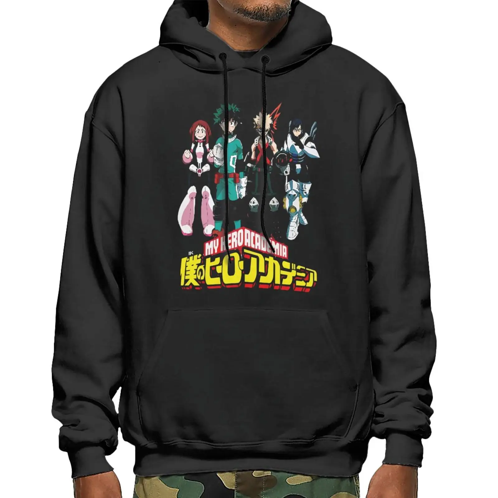 

My Hero Academia Team Boku No Hoodies Female Sweatshirt Sweatshirt Anime Sweats Men Sets Sweat Oversize Branded Men's Clothing