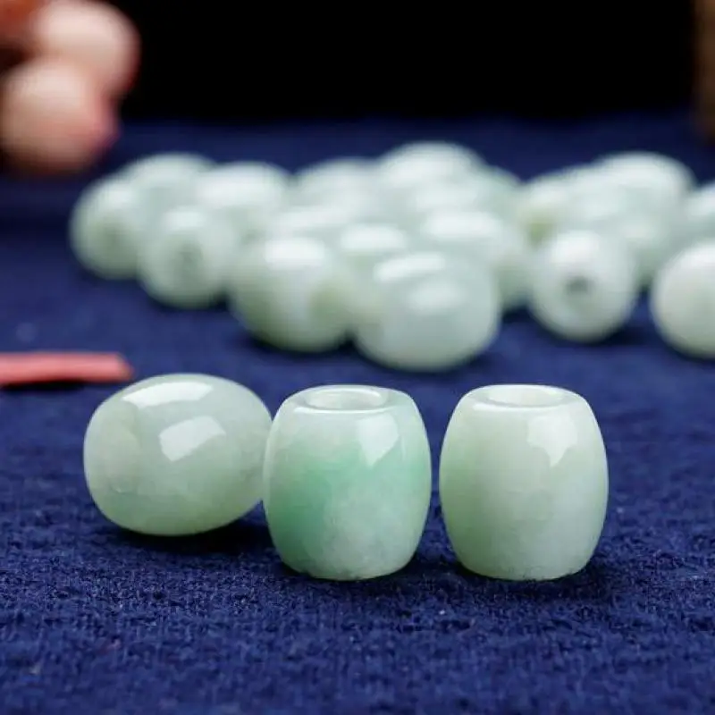 Бусина Из бирманского нефрита для изготовления ювелирных изделий сделай сам