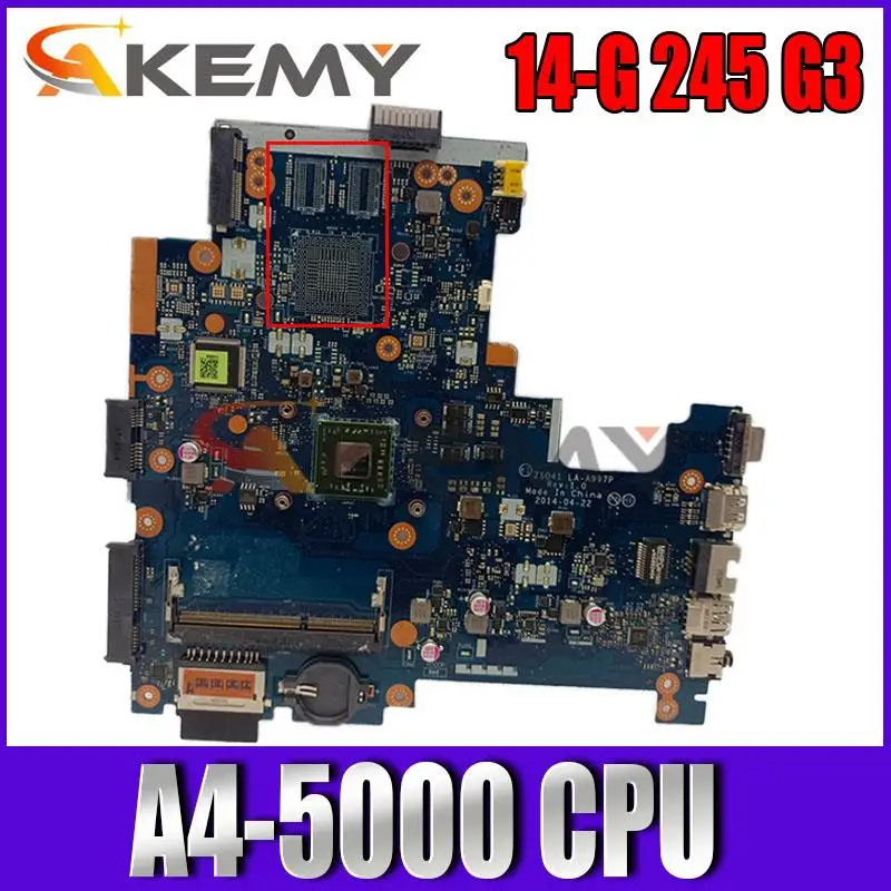 

Материнская плата для ноутбука HP 14-G 245 G3 Core AM5000 материнская плата 763980-001 763980-501 ZS041