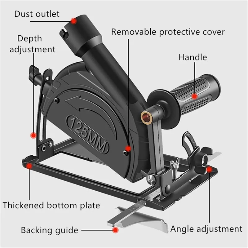 Искусственная защита от пыли 45 ° держатель для приспособлений регулируемый