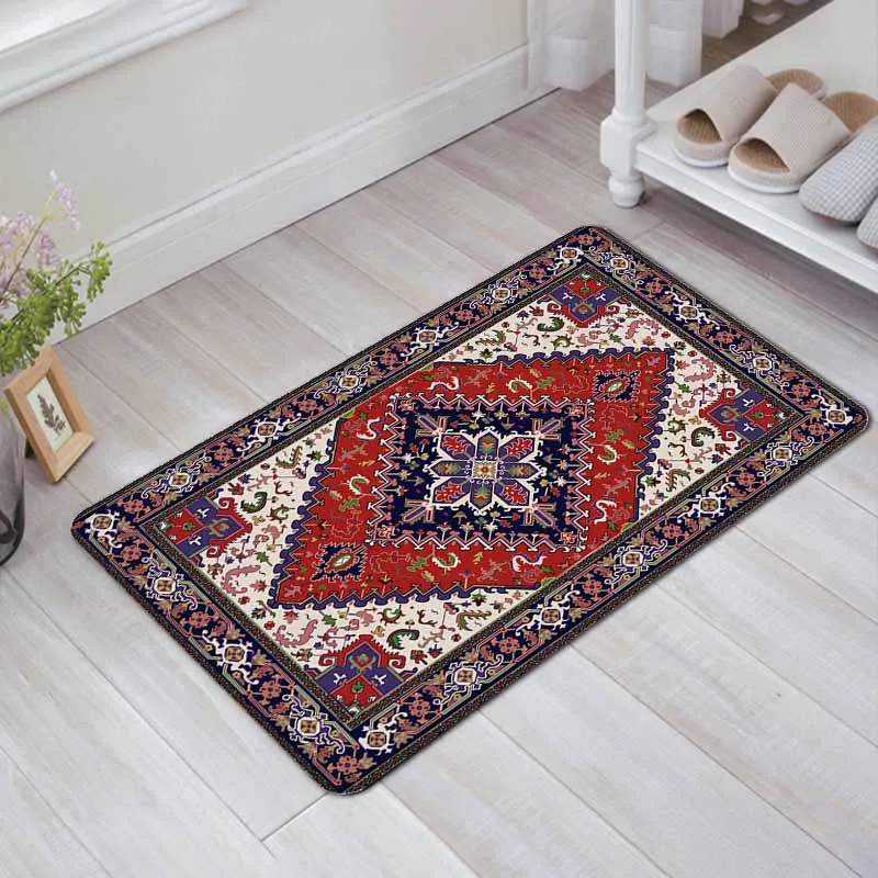 European style atmosphere decoration corridor floor mat door home bedroom large carpet |