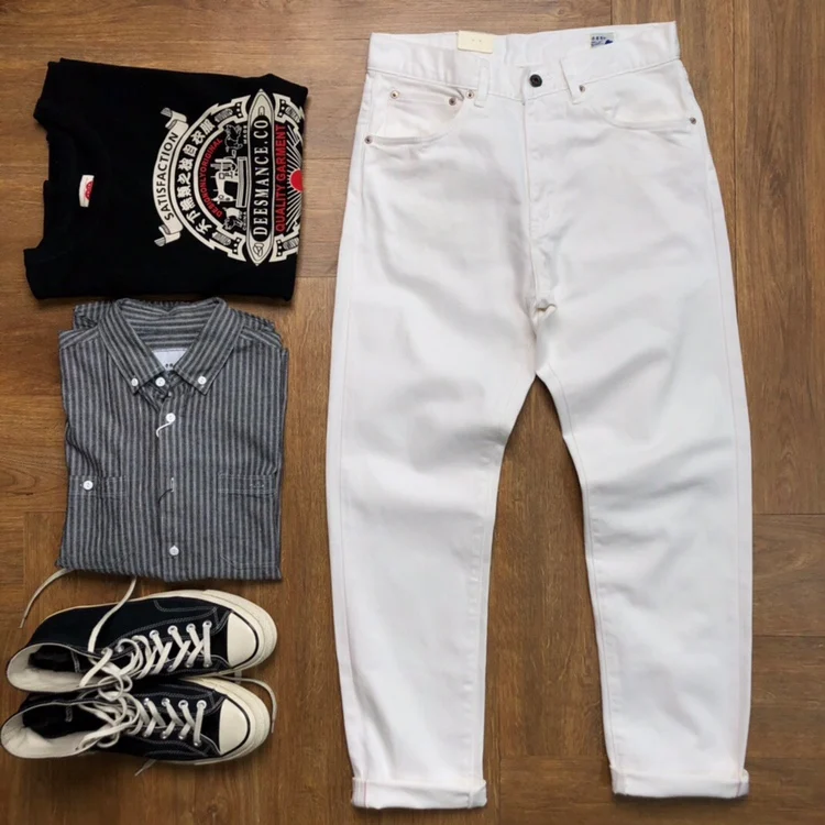 13 унций белые серые тканевые джинсы мужские тяжелые красные облегающие прямые