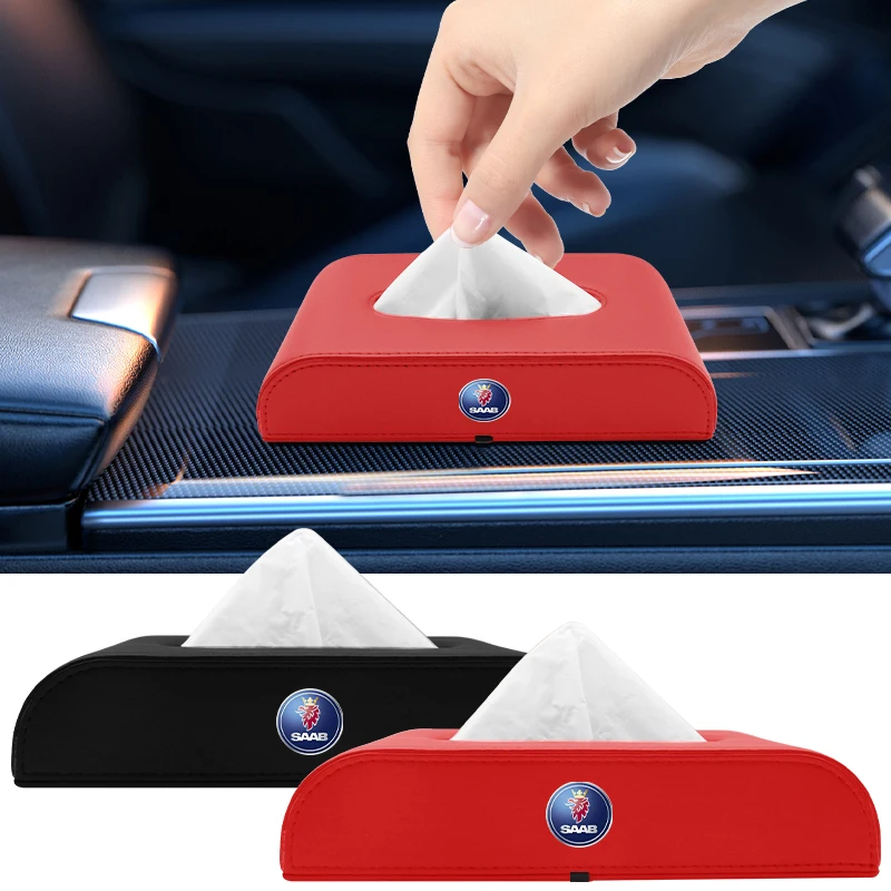 

Car Tissue Box Interior Decoration Universal Car Accessories for SAAB 03-10 Scania BJ SCS 9-5X 95 93 Turbo X 600 Monster GT750