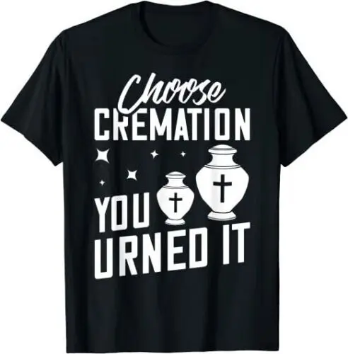 Новая серийная погребальная футболка премиум-класса для режиссера кремации