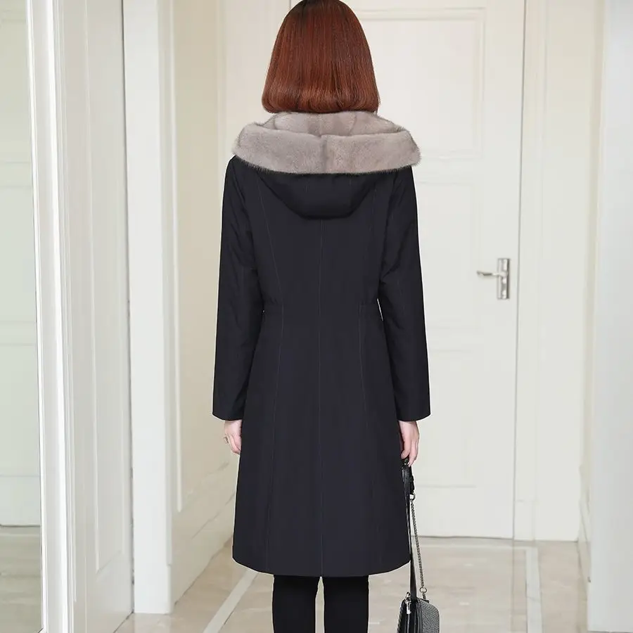 Super Hot Winter Women's Coat Faux Fur Coat Long Coat Thicken Women's Overcoat Detachable Inner Tank