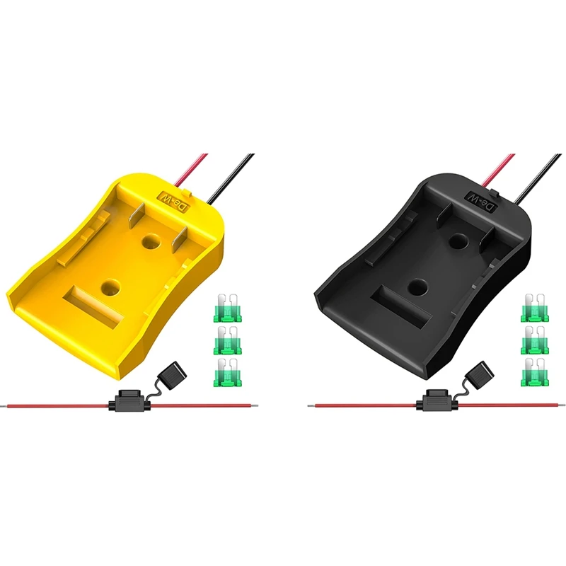 

Power Wheels Adapter For Dewalt 20V 18VDCB Series Batteries Power Wheels Conversion Kit With Fuse Holder Fuses For DIY