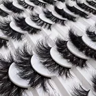 LEHUAMAO макияж ресниц 3D норковые ресницы пушистые мягкие Висячие натуральные накладные ресницы для наращивания ресниц ресницы многоразового применения норковые накладные ресницы