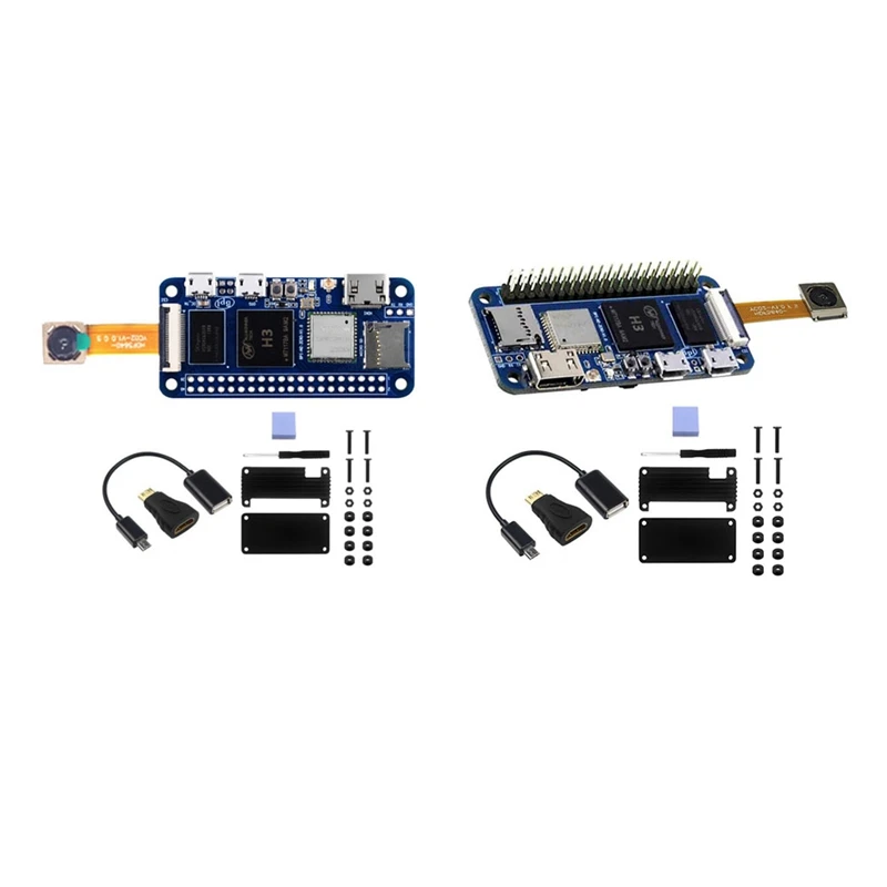 

For Banana Pi M2 Zero Alliwnner H3 512MB Development Board OV5640 Camera+Aluminum Case+USB Cable (Not Welded)