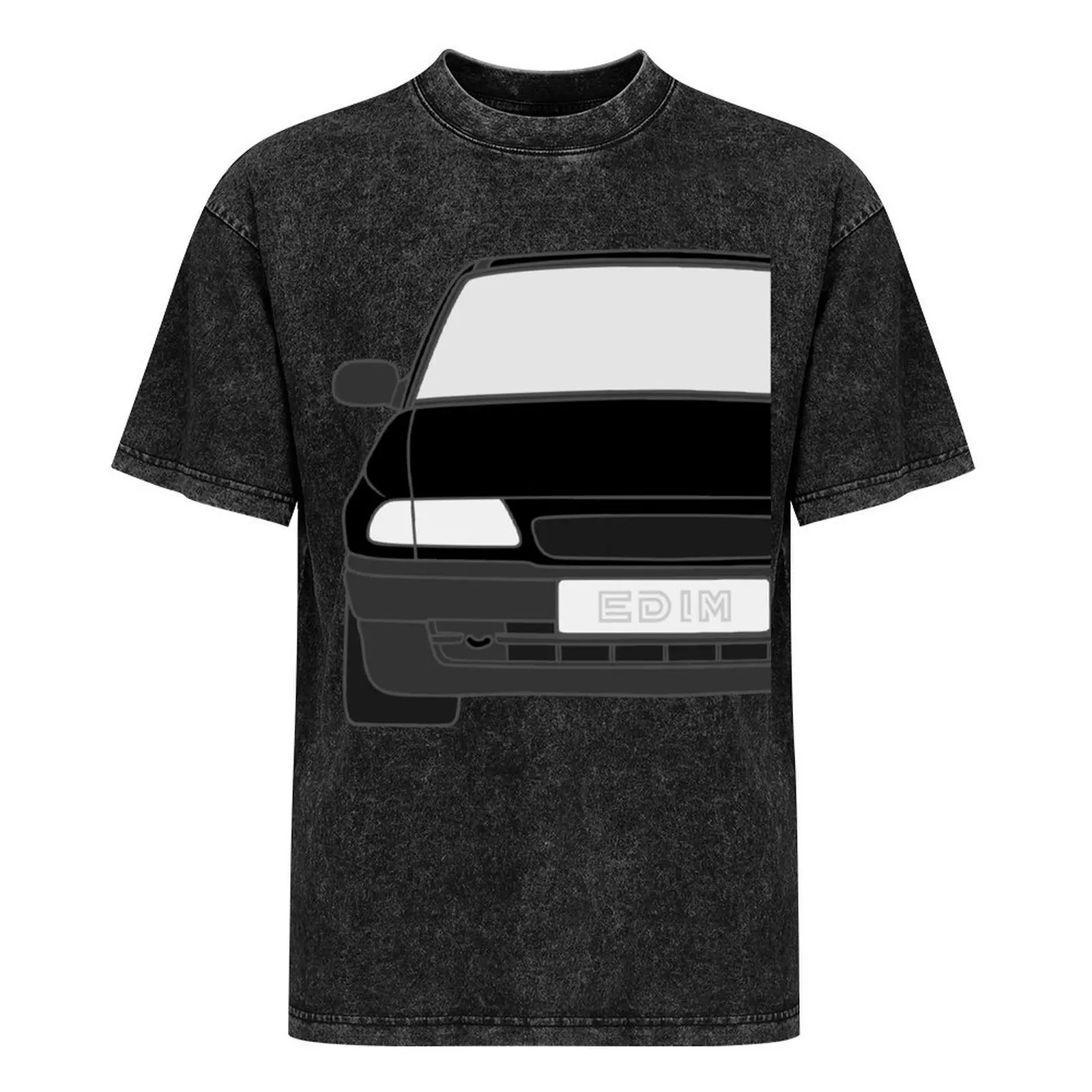 Opel Vauxhal Holden Astra F 1992-2002 черный цвет футболка с аниме короткими рукавами летняя