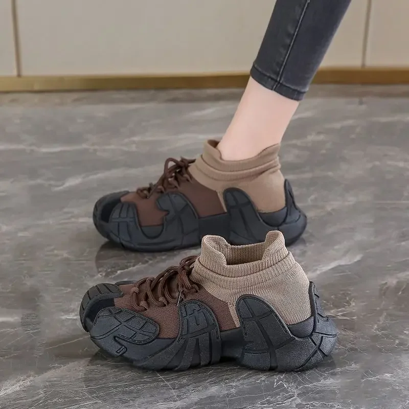 Женские туфли на высокой платформе Новая удобная и элегантная женская обувь