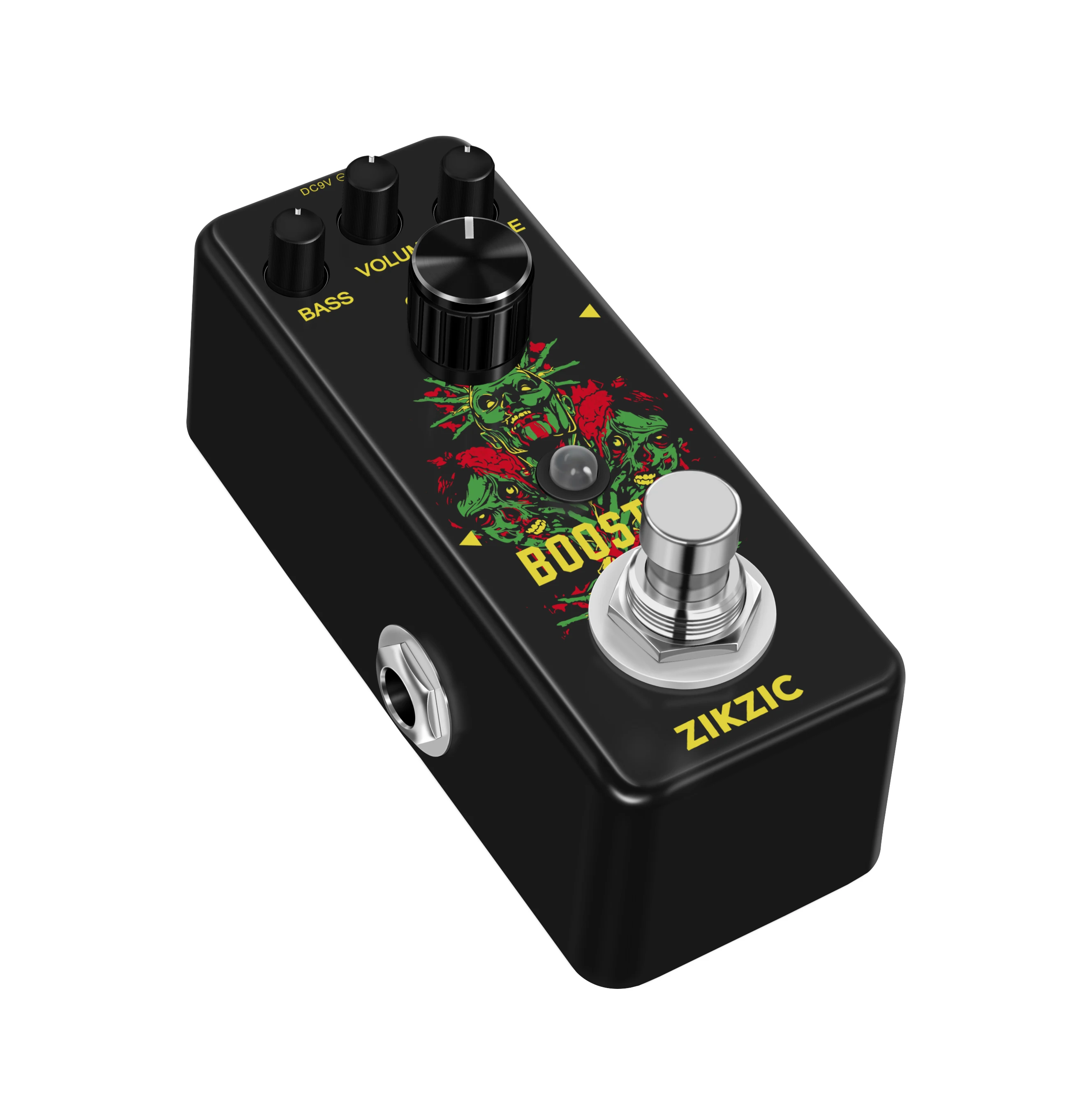 Zikzic LEF-318 Guitar Booster Pedal Pure Boost Effect Pedals Analog Pure Signal Amplification Sound Encouraging