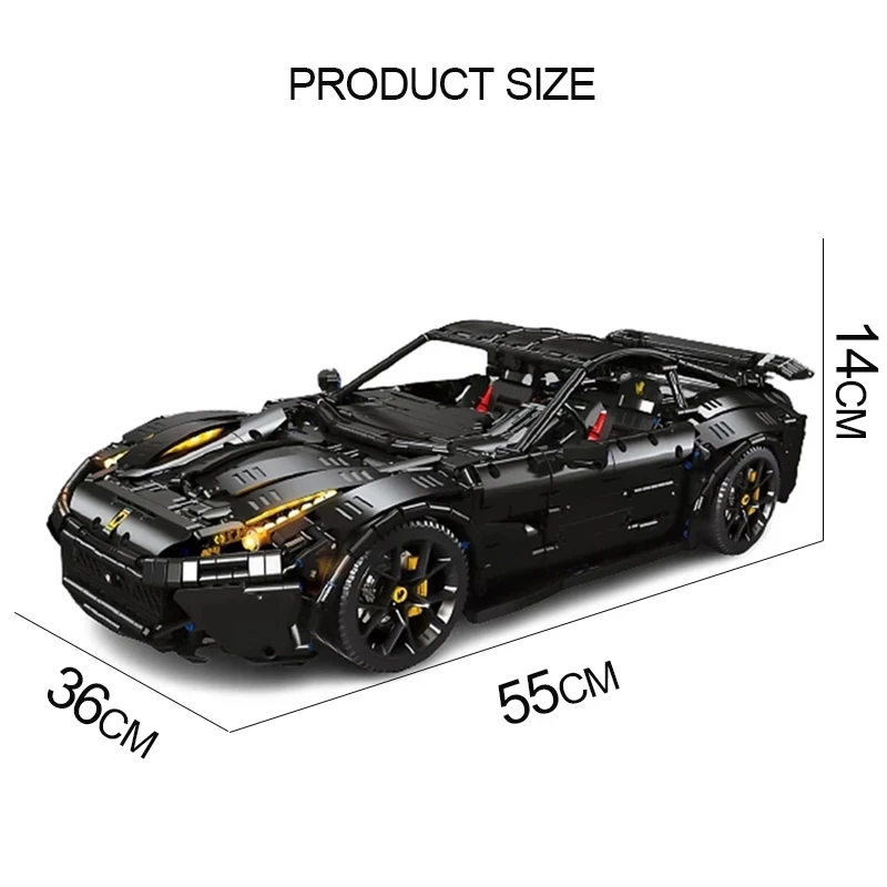 

Конструктор гоночный F12 из 3097 деталей, Детский конструктор