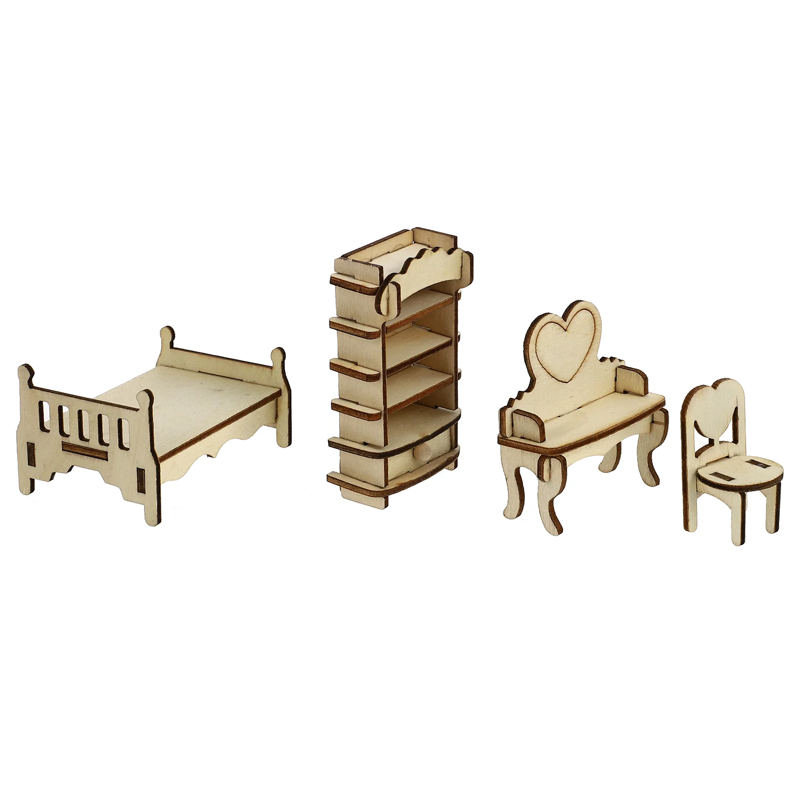 

1 Набор, миниатюрная мебель для кукольного домика