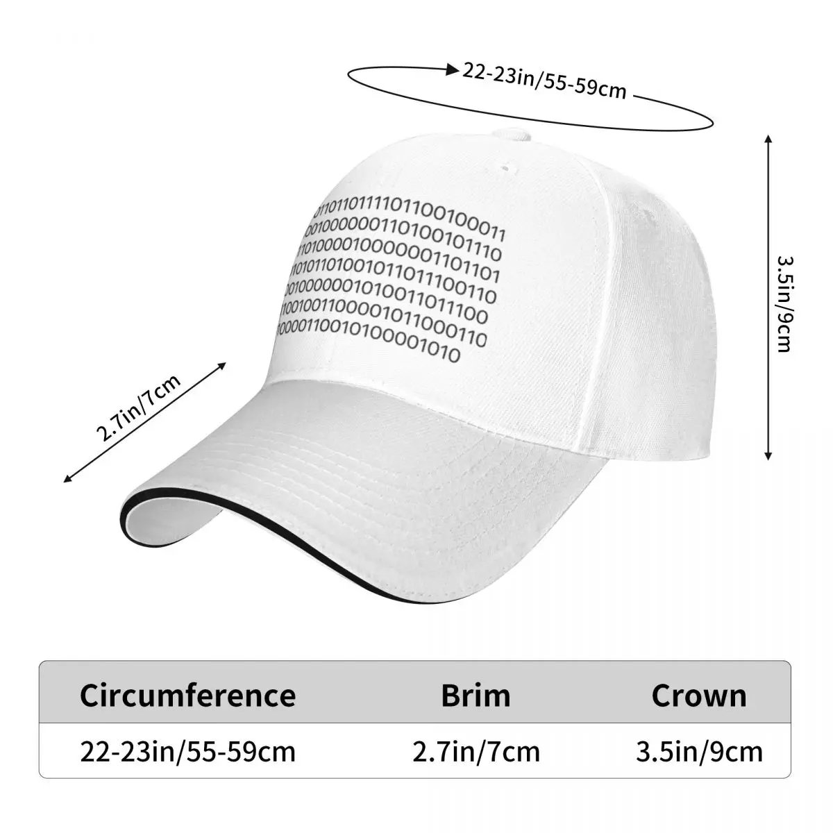 Двоичный код со значением Спорт для мальчиков Бейсбольная кепка