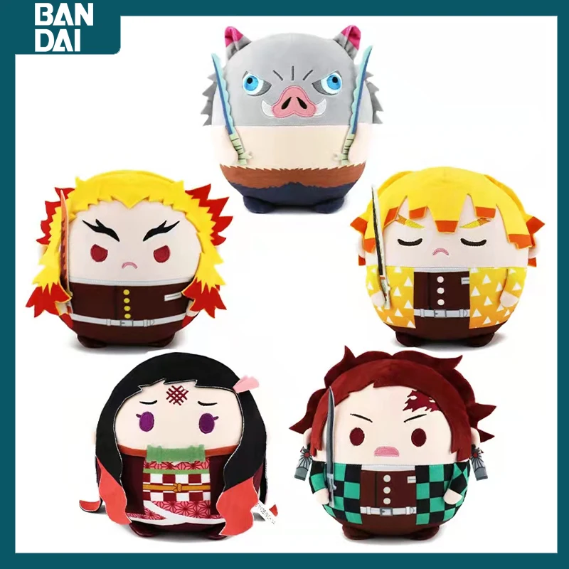 

The New Anime Demon Slayer Kawaii Tanjirou Nezuko Agatsuma Zenitsu Hashibira Inosuke Stuffed Animals Pendant Kids Toys