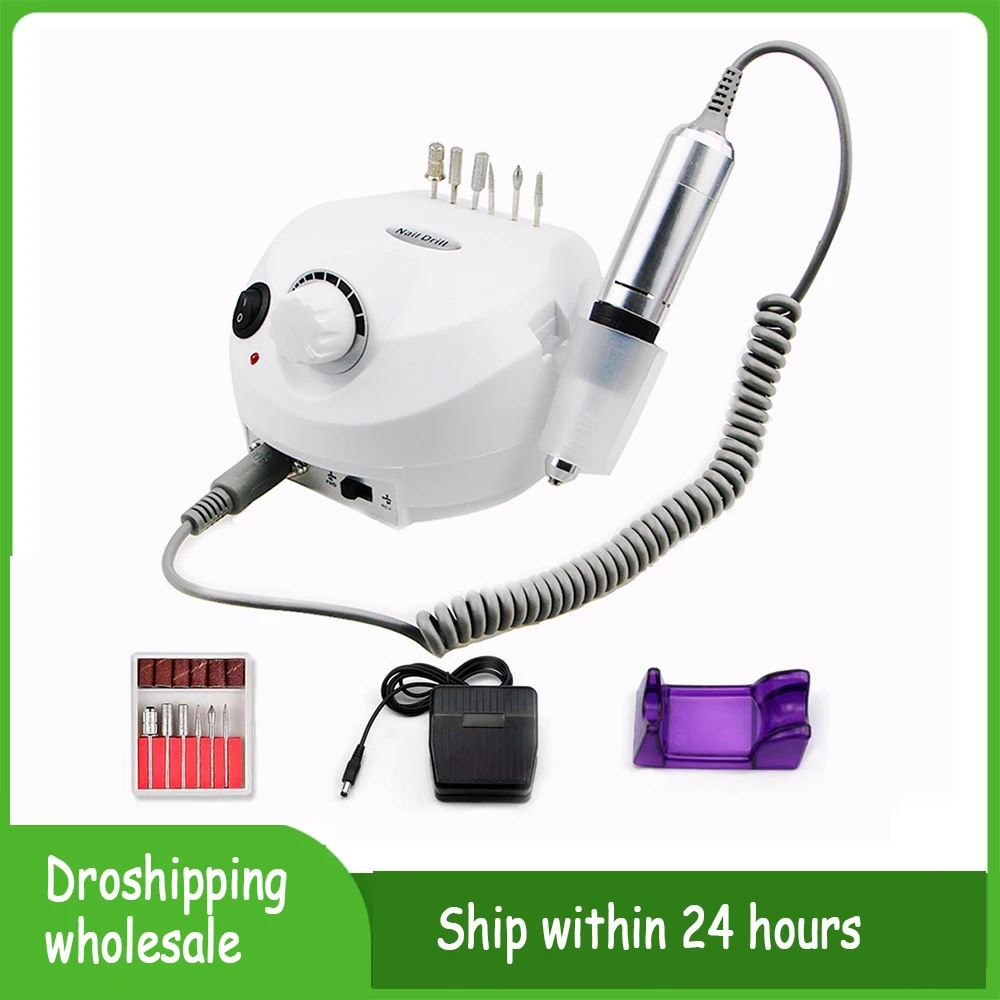 

35000rpm Electric Nail Drill Machine Professional Manicure Machine Apparatus Manicure Pedicure Kit Nail File Cutter Nail Tools