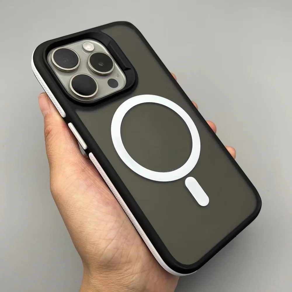Оригинальный матовый магнитный чехол для телефона Magsafe для iPhone 16 ...