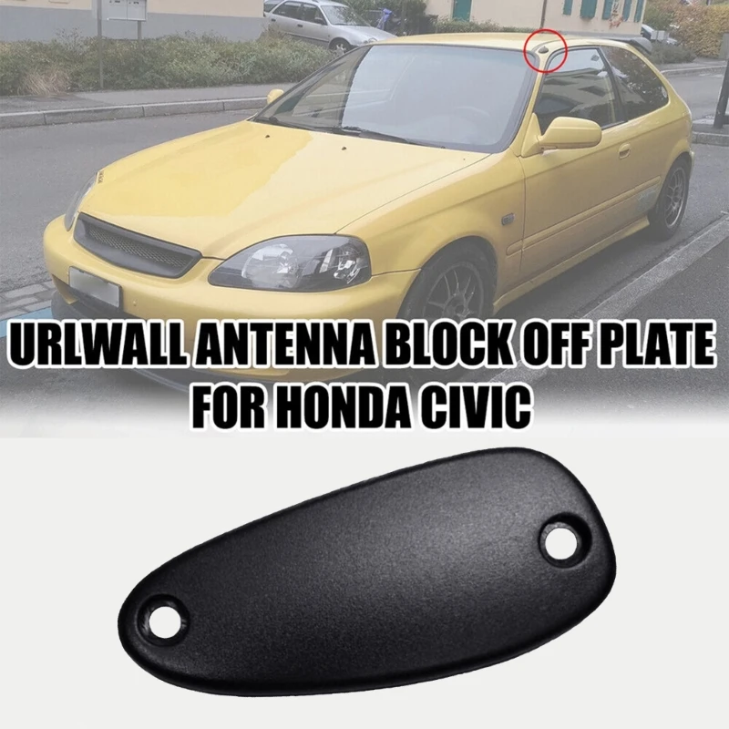 

Fit for Civic 1992-2000 Antenna Hole Block Off Delete Plate Cap Kit with Screws