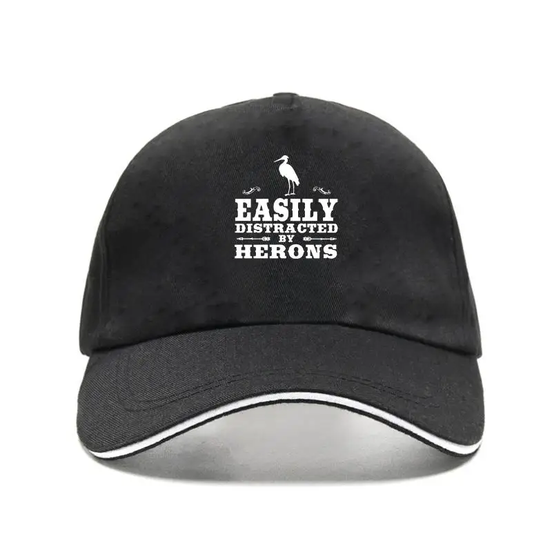 

New cap hat Eaiy Ditracted By Heron Funny Heron Deign T Baseball Cap Novety Baseball Cap Gift Breathabe Peronaized O