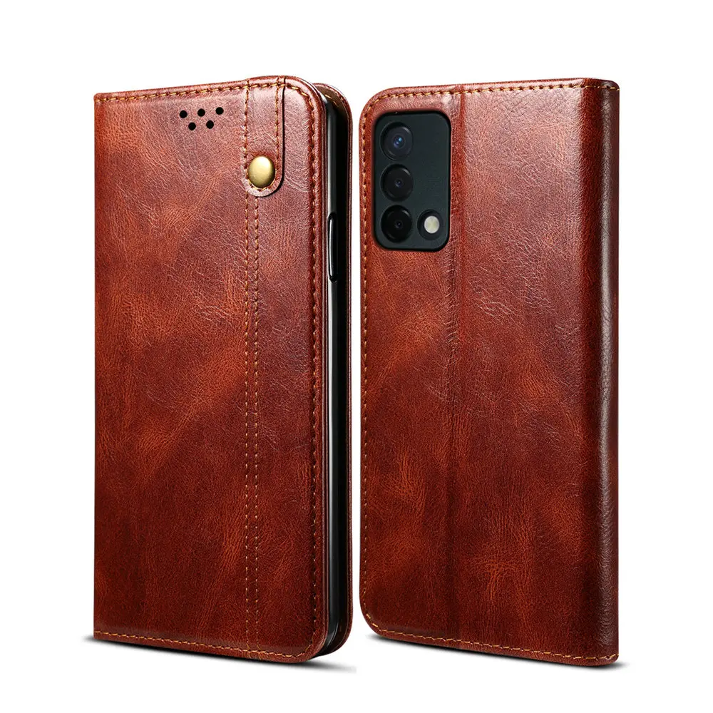 Leather Texture Flip Cover for OPPO A78 A74 57 5G Phone Case Book Capa A77S A94 A16 A54 A57 S A77 A 74 96 A55 A96 76 77 A57S A98