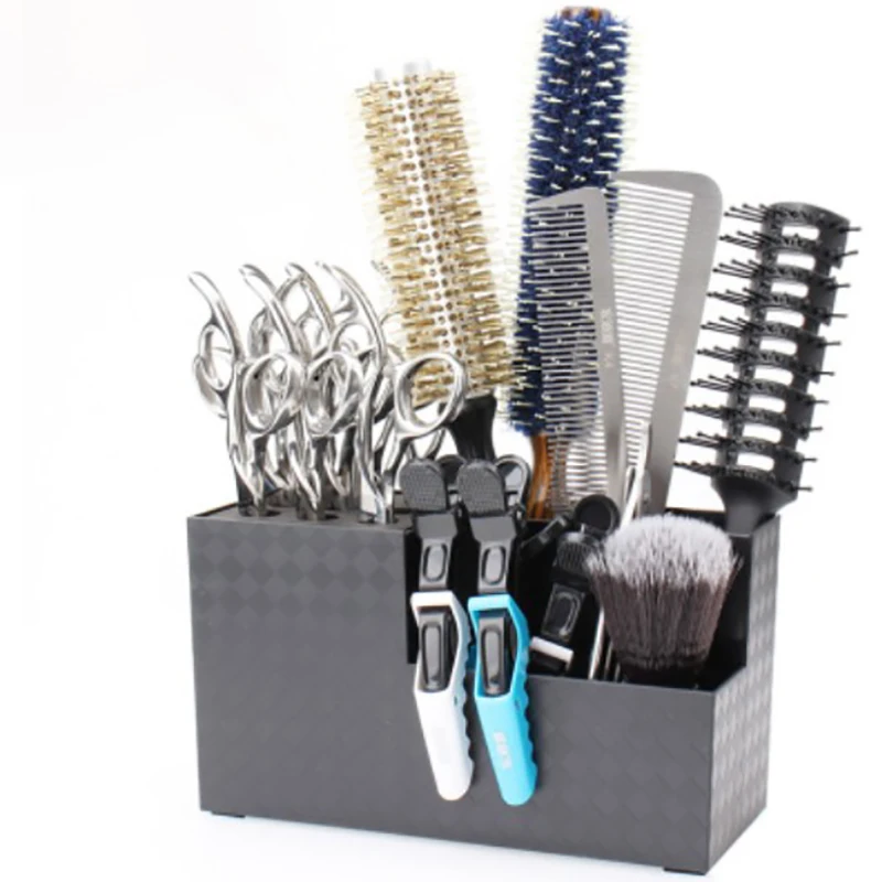 5 Layers Hairdressing Tool Storage Box Barber Scissors Comb Clips Rack Salon Styling Tool Storage Rack Cosmetic Organizer
