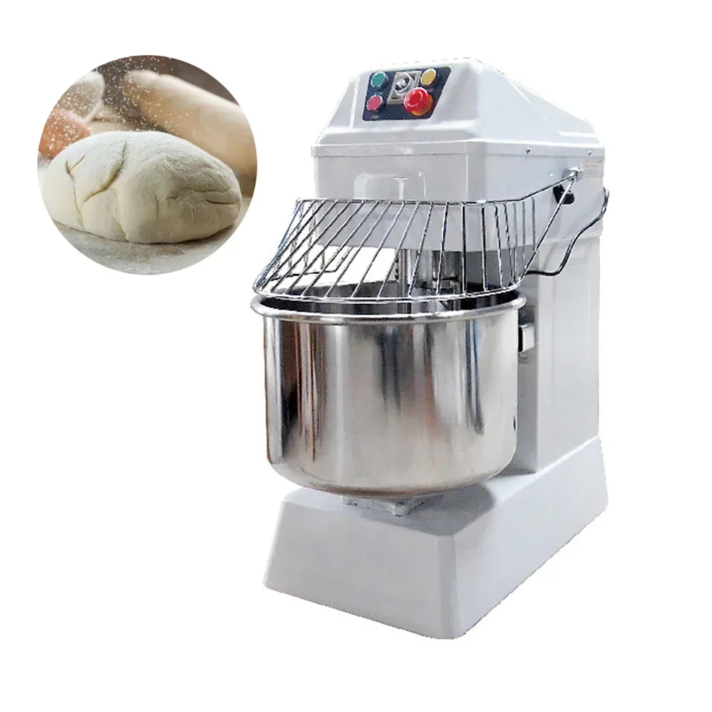 40L Schüssel Kapazität Mehl Mischen Machine16KG/H Spirale Mixer Doubel Geschwindigkeit Teig Kneten Maschine Für Home
