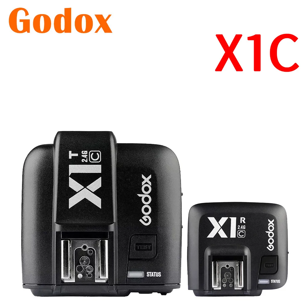 

Godox X1T-C 2.4G Wireless Flash Transmitter X1R-C TTL Receiver for Canon Speedlite 1000D 600D 700D 650D 100D 550D 500D 450D 400D