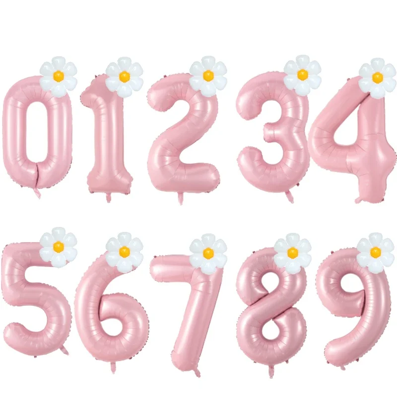 

Набор воздушных шаров «Ромашки» розовый синий 40 дюймов