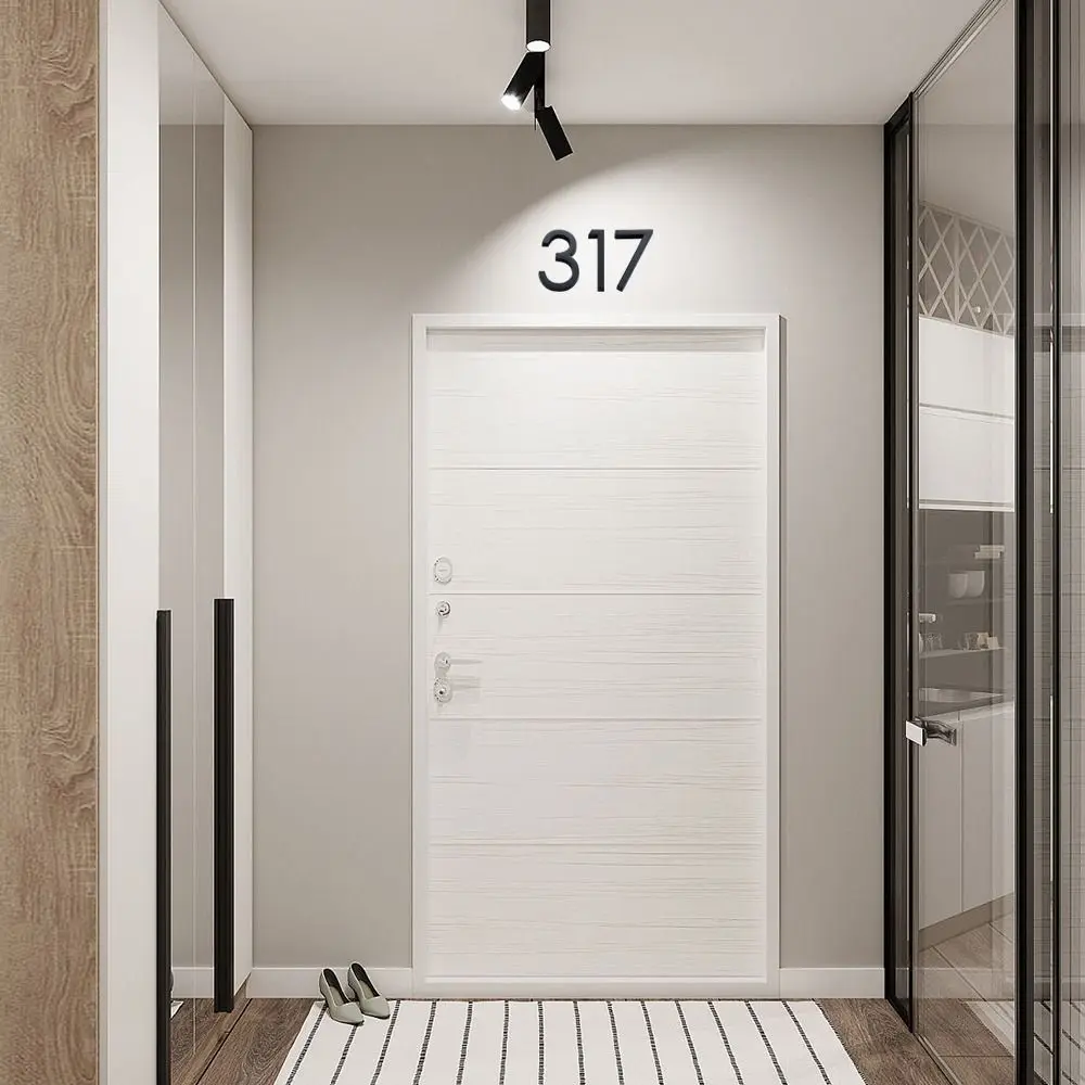 Самоклеящаяся магнитная табличка с цифрами от 0 до 9 4 дюйма/10 см