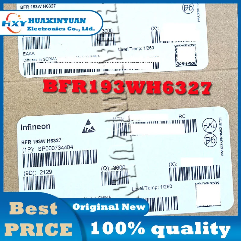 

1 шт./партия BFR193WH6327 SOT323 BF BFR BFR1 BFR193 BFR193W BFR193WH BFR193WH63 BFR193WH632 BJT новая и оригинальная интегральная микросхема