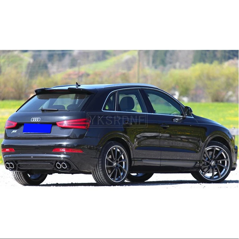 Для Audi Q3 высококачественный задний спойлер хэтчбека из ABS материала, цвет грунта, стиль ABT, 2013-2018.