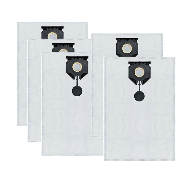 

5PCS Dust Bag White Dust Filter Bag For Karcher 2.889-154.0 NT 30/1 30L Replacement Vacuum Cleaner Part