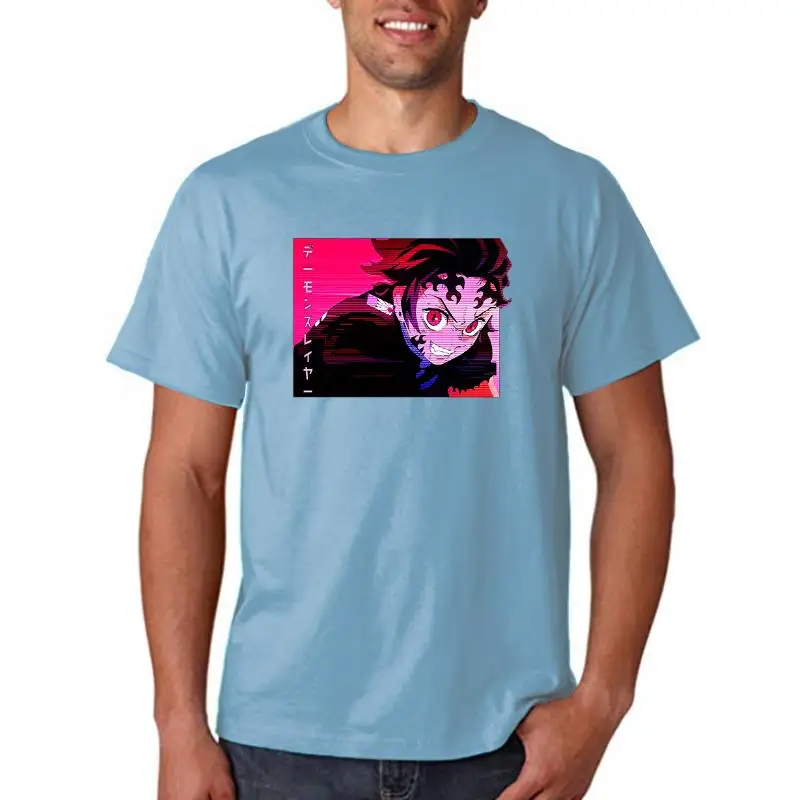 

Женская футболка с принтом короля демона, рассекающего демона, летняя свободная повседневная женская футболка с коротким рукавом, стиль Харадзюку