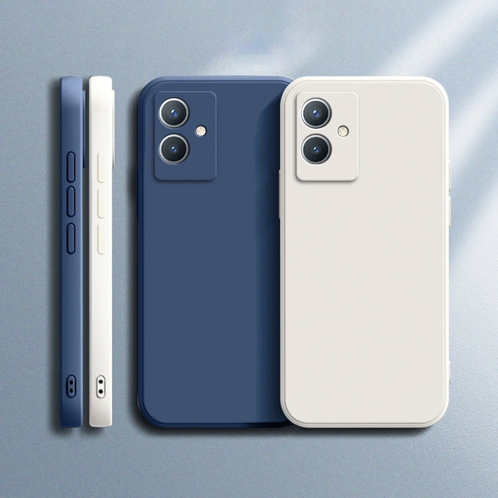 Мягкий чехол для VIVO T1 Pro T1X, квадратный чехол из жидкого силикона для телефона, защитный чехол для камеры, роскошный оригинальный телефон