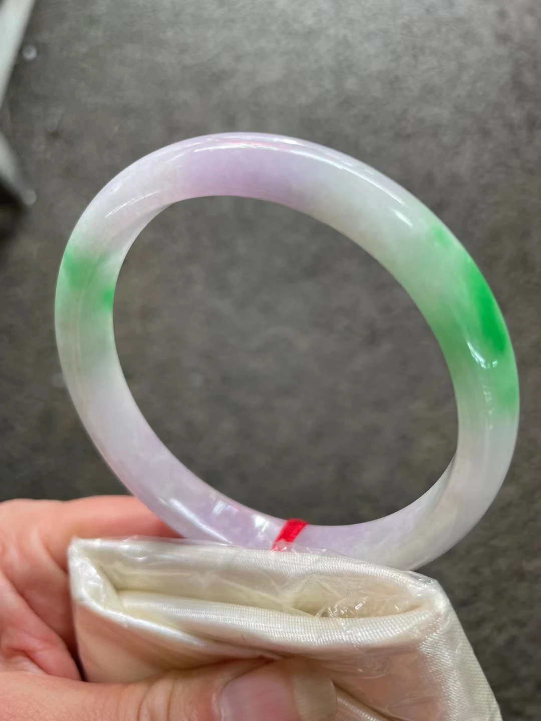 Beautiful Natural Burmese Jadeite Bangle Exquisite Perfect Unique Jade Jewelry High Quality Accessories Hand-polished Bracelet