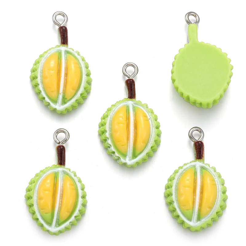 20 шт. подвески в виде фруктов из смолы виноград клубника арбуз яблоко кулон