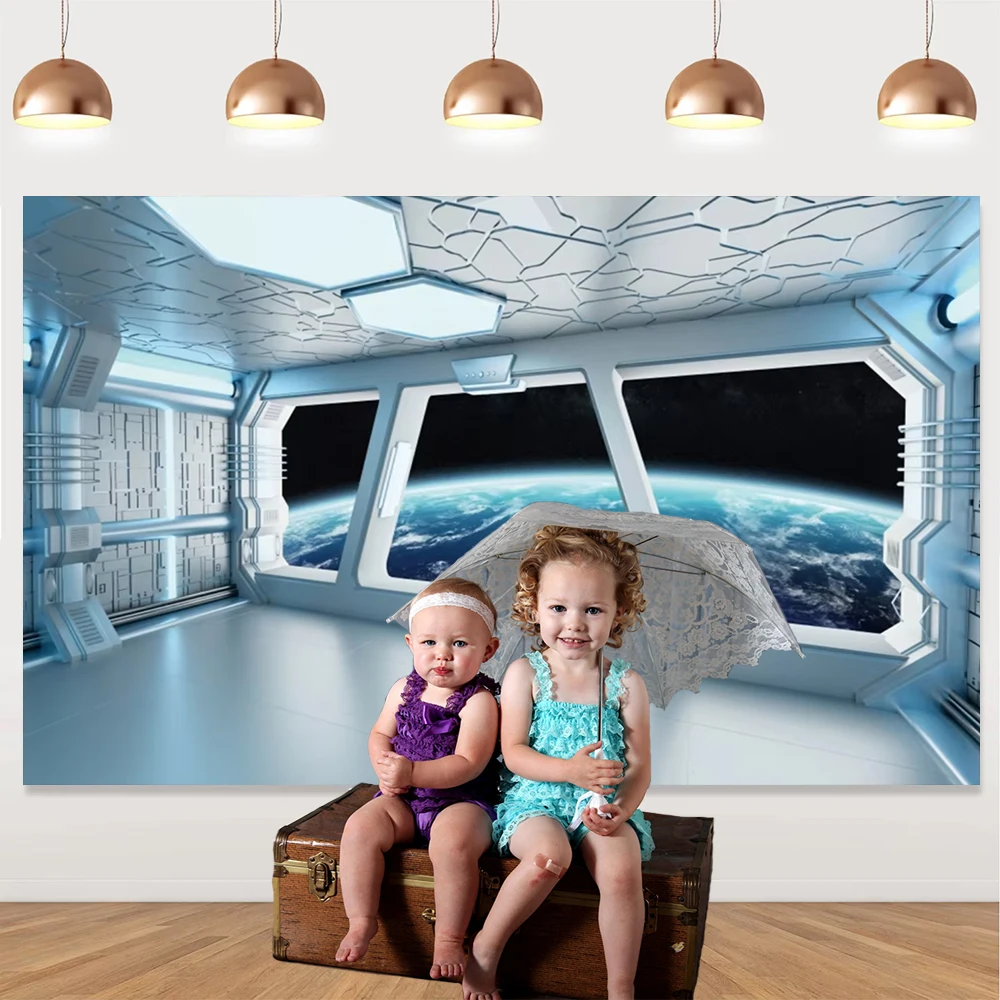 Футуристическая научная фантастика космический корабль кабина Вселенная Космос