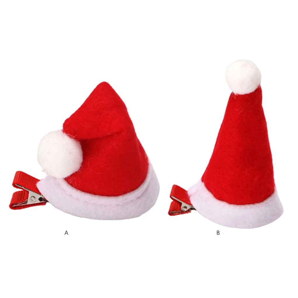 

Рождественская заколка для волос для взрослых и детей, Рождественская шляпа, заколка-Пряжка, заколки для волос, декоративные боковые зажимы...